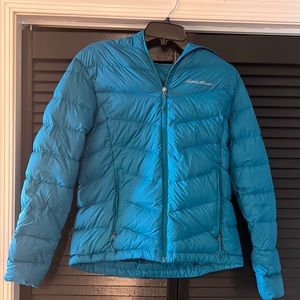 Eddie Bauer Puff Jacket Teal Size Small